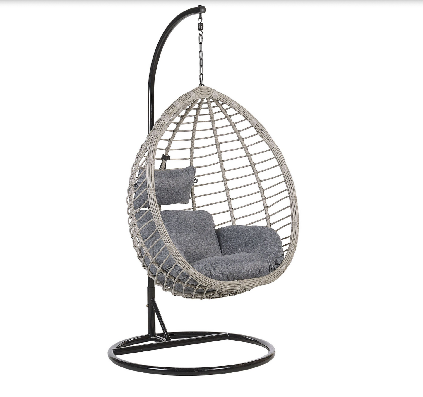 Fotel wiszący ze stojakiem TOLLO Technorattan