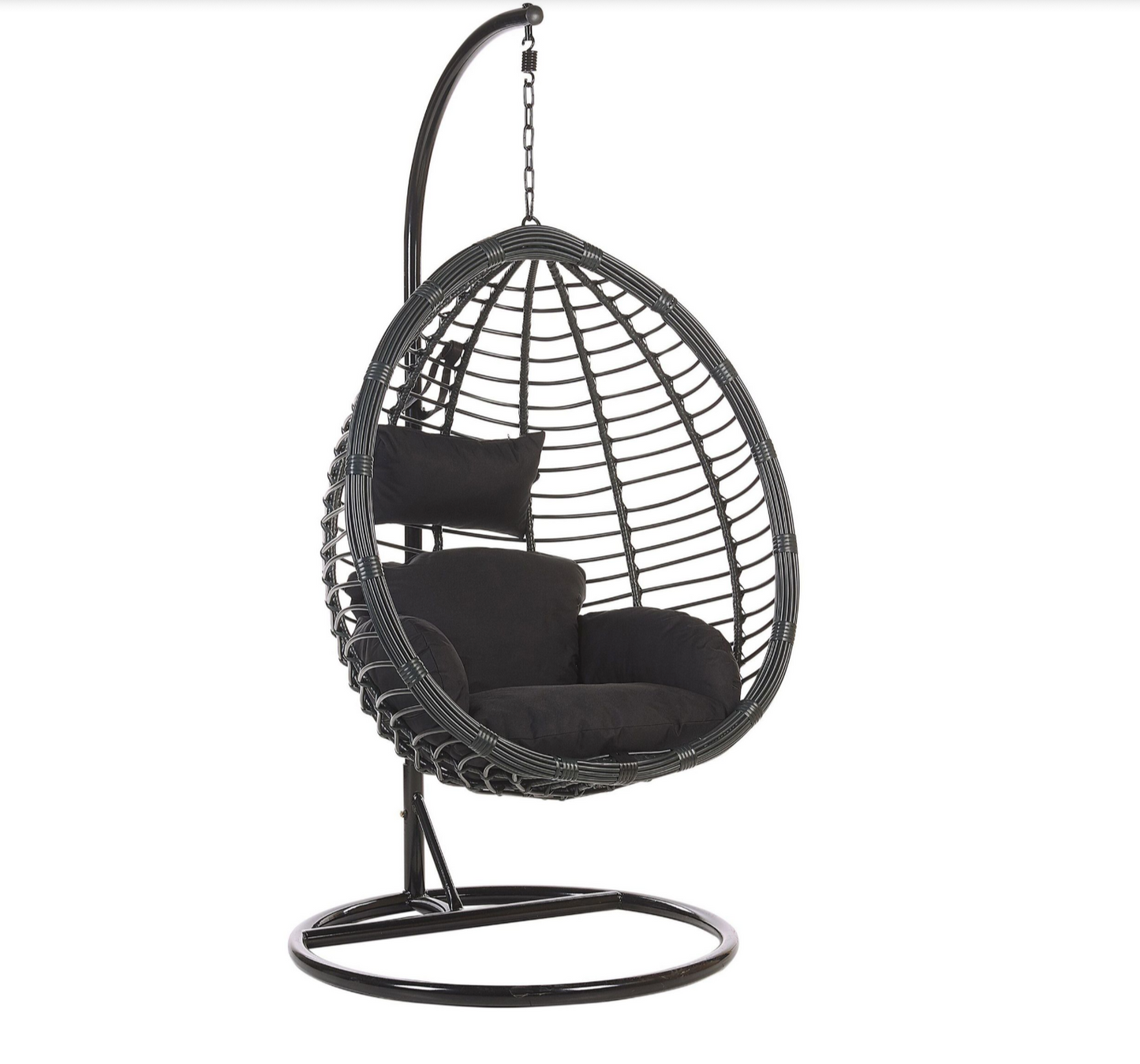 Fotel wiszący ze stojakiem TOLLO Technorattan