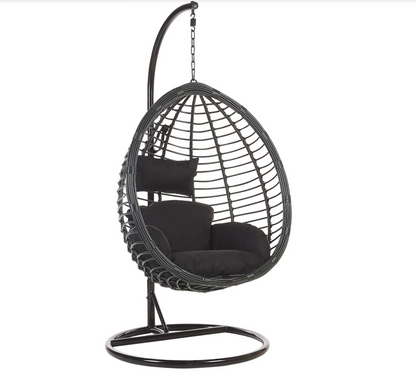 Fotel wiszący ze stojakiem TOLLO Technorattan